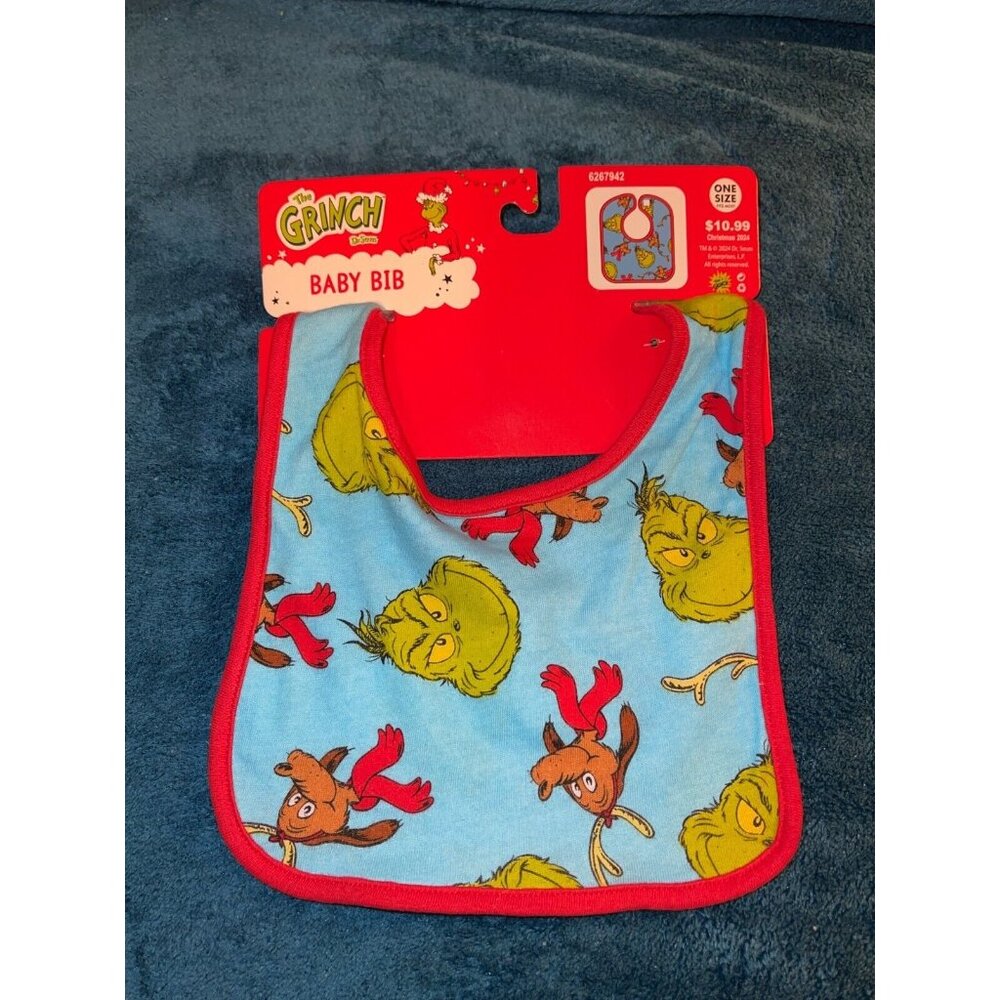 The Grinch by Dr. Seuss BABY BIB - BRAND NEW